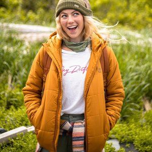 Billabong Inca gold Transport puffer - Never Worn.